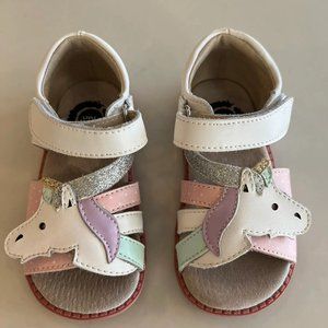 Livie & Luca - Toddler Unicorn Sandals - Size 7